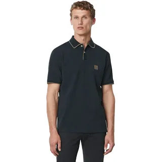 Marc O'Polo Poloshirt, in Pique-Qualität, blau