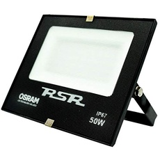 RSR 7433 Mini-Projektor, 50 W, 3000 K, 5500 lm, IP67, SMD2835, Schwarz
