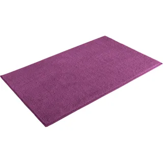 Badematte OTTO HOME "Vanessa, Badvorleger, Badezimmer Teppich" Gr. 4, lila (beere), H:10mm, Polyester, Badematten, Badematte, Badteppich, weiche Haptik, unifarben