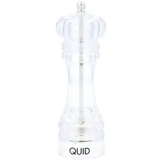Quid S2700825 Gewürzmühle, transparent, Größe 18 cm, verschiedene Materialien