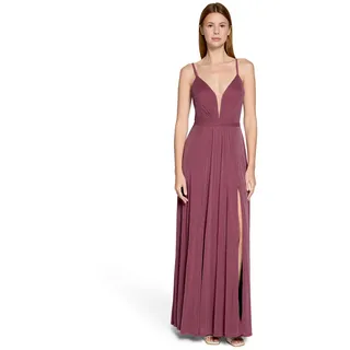 Vera Mont Abendkleid Grau/Dunkelrot 36