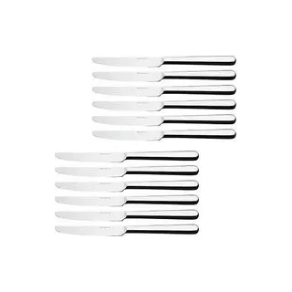 HEPP Messer Carlton silber, 12 St.