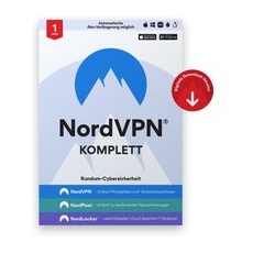 NordVPN Komplettes Sicherheitspaket | 1 Jahr | Download & Produktschlüssel