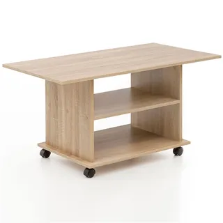 Wohnling Couchtisch Eiche Beige 54,5 x 51 x 95 cm