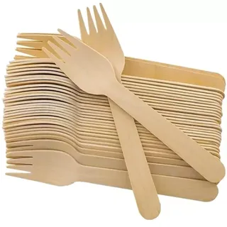 PARENCE Holzgabeln 100 St. 15,6 cm