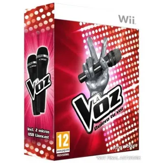 Nintendo Games Wii The Voice I Want You + 2 Microphones Wii U - Multicolour