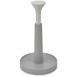 Joseph Joseph Easy-tear Küchenrollenhalter (Maximale Höhe der Küchenrolle von 24 cm), Grau/Weiß
