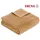 Porto Decke 150x200 cm – Baumwollmix weich, warm & waschbar, Kuscheldecke cognac einfarbig