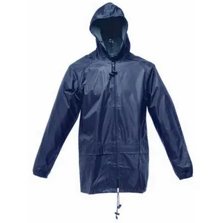 Regatta Herren Trw408 54095 Einfarbig Kapuze Langarm Jeansjacke Blau (Marine), XXX-Large