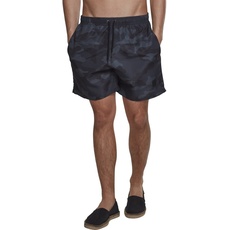 Urban Classics Herren Shorts Camo Swimshorts, Mehrfarbig (Dark Camo 00707), XXXX-Large (Herstellergröße: 4XL)