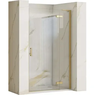 Rea Duschtür Hugo 80 Brush Gold