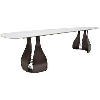 LEONIQUE Indiana Konsolentisch 180 x 70 x 42 grau