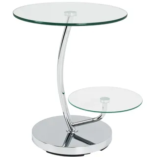 Haku-Möbel HAKU Beistelltisch Veit Glas Transparent