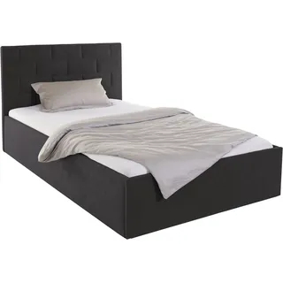 Westfalia Schlafkomfort Polsterbett 120 x 200 cm Schwarz