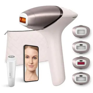 Philips Lumea IPL 9900 Series BRP958/00 IPL Haarentfernungsgeraet mit SenseIQ, Lichtimpulstechnologie (IPL), Pink, Rose, 8,5 min, 2,5 min, 2 min, 1,5 min - Rosa