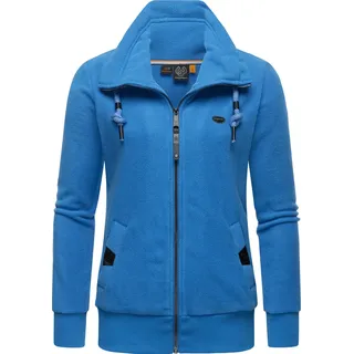 Ragwear Damen, Jacke, Rylie Fleece Zip Solid XS blau