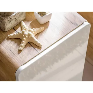 Design Badezimmer Möbel Bad 5tlg. Set Schrank Waschbecken Beleuchtung Garnitur