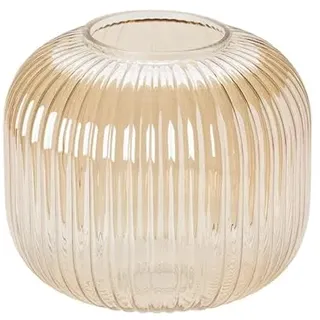 ORION LIGHTSTYLE Buntes Lampenglas Ersatzglas für Tischlampe Tischleuchte Deckenleuchte Ø20cm H18cm Amber