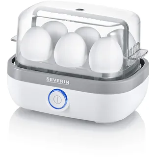 Severin EK 3164 6 Eier + Messbecher Grau/Weiß