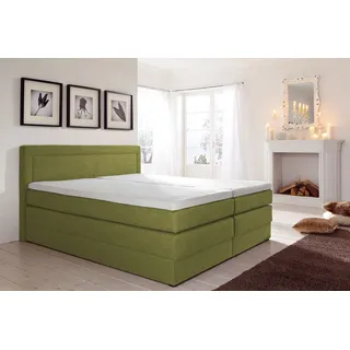 hapo Boxspringbett mit Bettkasten, grün