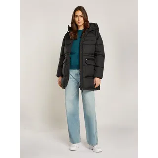 Tommy Jeans »TJW MIDI Puffer mit Logostickerei schwarz