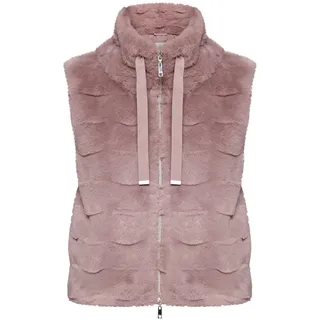 Cartoon Fellimitatweste "Fake Fur-Weste mit Eingrifftaschen", light mauve