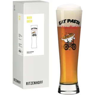 RITZENHOFF Bierglas - 400 ml - Made in Germany | Artikelnr. 8261004, Serie Radsport, 1 Bierglas 400 ml, Kristallglas, spülmaschinenfest