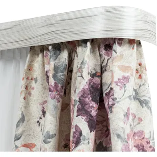 SN DECO GROUP Vorhangschiene »SH3« 3 läufig-läufig Fixmaß Set 3-läufig, inkl. Rundbögen, Blende 7,5 cm, vorgebohrt, Innenlauf, weiß