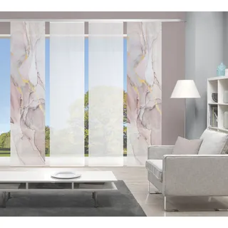 VISION S »MARMOSA 4er SET« Paneelwagen 4 Stk. tlg. Bambus-Optik, Digital bedruckt,