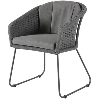 Diamond Garden Rhodos Stuhl Edelstahl/Rope inkl. Sitz- und Rückenkissen