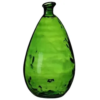 NATURAL LIVING VASE Lou 12L Emeraude AUS RECYCELTEM Glas D25CM X H47CM