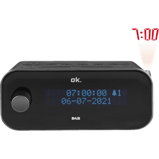 Bild OCR 170 PR DAB+ Radiowecker, DAB+, FM, Bluetooth, Schwarz