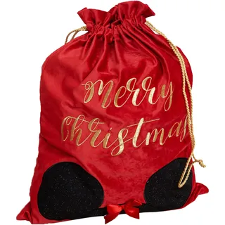 Luxuriöser Samt Disney Weihnachtsbeutel Für Geschenke - Minnie Maus