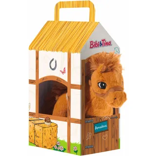 Heunec® Plüschfigur »Bibi & Tina, Pferd Amadeus im Stall« enthält recyceltes Material, braun