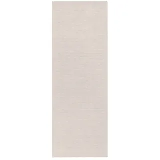 THEKO Wollteppich THEKO "Gabbeh Uni, Handgefertigt, meliert, auch als Läufer erhältlich, Wolle" Gr. 13, beige (natur), B:90cm H:14mm L:250cm, Wolle, Teppiche, Schlafzimmer, Wohnzimmer, Esszimmer, auch als Läufer oder rund