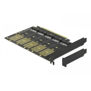 DeLock 5x M.2 SATA, PCIe 3.0 x16 (90435)