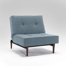 Bild TM Sessel Splitback Styletto Beinen, in skandinavischen Design blau