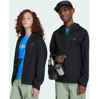 adidas Regenjacke Kids Schwarz 140