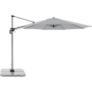 Doppler Active Ø 370 cm hellgrau