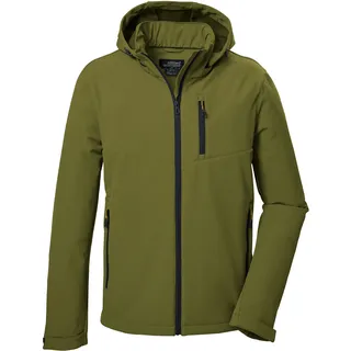 KILLTEC Herren, Softshelljacke/Outdoorjacke mit abzippbarer Kapuze KOW 92 MN SFTSHLL JCKT, moos, XL, 41829-000