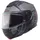 C5 Globe Klapphelm, schwarz matt/grau, M