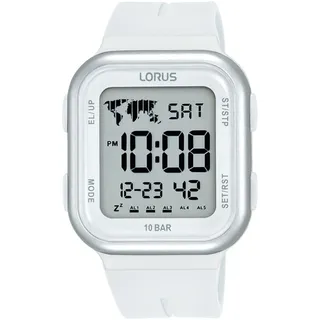 Lorus Herren Digital Quarz Uhr mit Silikon Armband R2355PX9