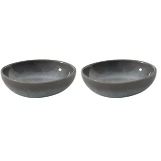 like. by Villeroy & Boch – Lave gris Schälchen 10,5x10x3,5 cm, Schale grau, Steingut (Packung mit 2)