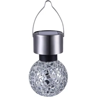GLOBO 33056 Solarleuchte Edelstahl, LED - Silber