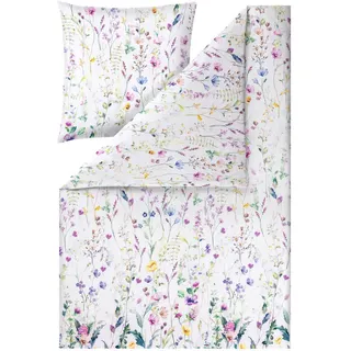 Estella Bettwäsche , Multicolor , Textil , Floral , 140x200 cm , Textiles Vertrauen - Oeko-Tex® , Heimtextilien, Bettwäsche & Leintücher, Bettwäsche, Renforcé-Bettwäsche
