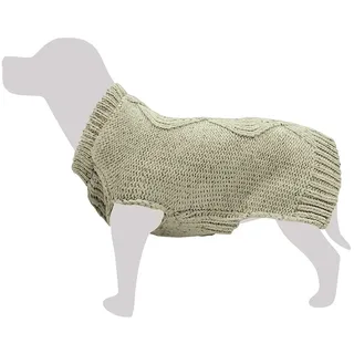 Arquivet Geflochtene Strickweste beige M / 30 cm 130 g