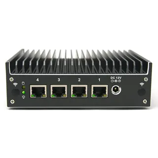 Protectli Vault Pro VP2420-4 Port, Firewall Micro Appliance/Mini PC - Intel Celeron J6412, DDR4 RAM, 8GB RAM, 120GB SSD, AES-NI - Kompatibel mit pfSense/OPNsense
