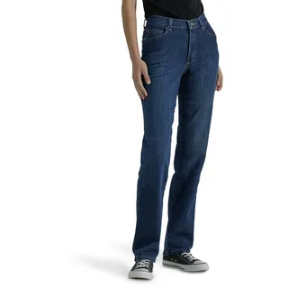 Lee Damen Relaxed Fit Straight Leg Jeans, Authentische Nordische, 38