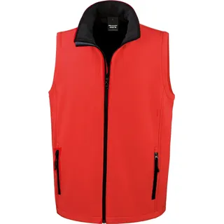 Result Core Herren Softshell Bodywarmer / Gilet RW3699 (2XL) (Rot/Schwarz) - Rot
