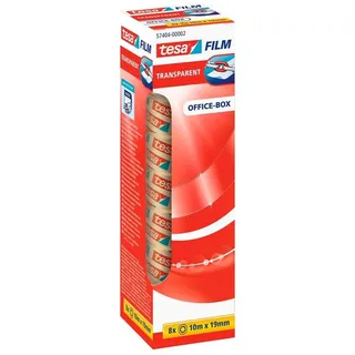 Tesa Klebeband transparent 19 mm x 10 m 8 St.